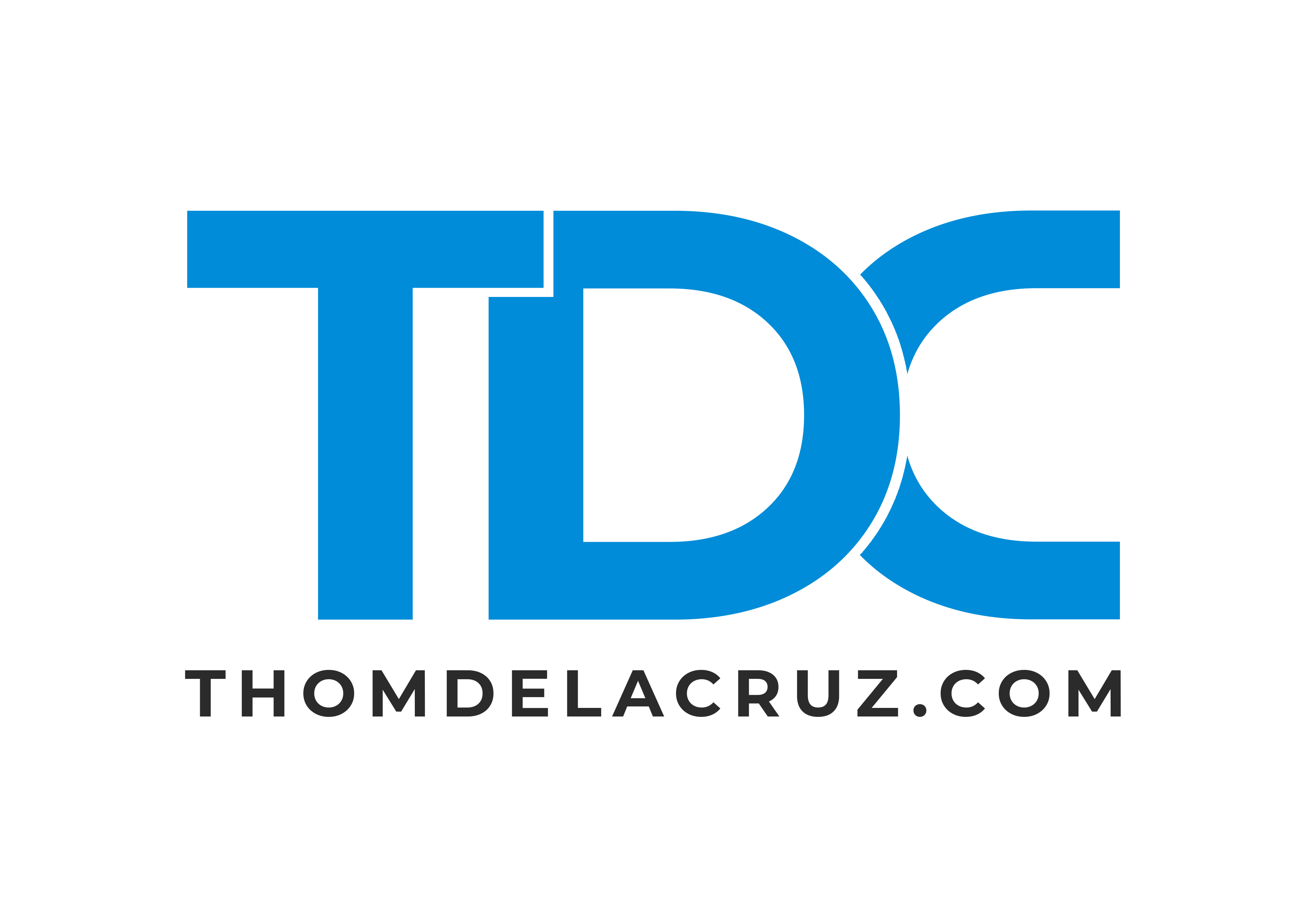 A Logo of Thom Dela Cruz